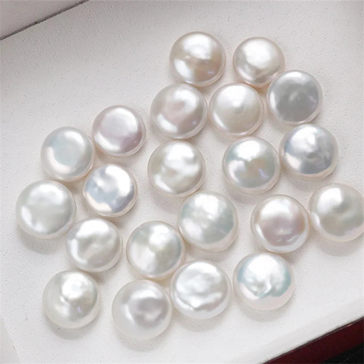 Natural 9-10mm Freshwater Baroque Potato-shaped Loose Pearls for Jewelry Pendant Production