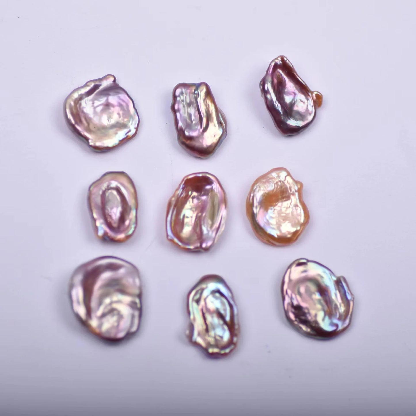 Hot Sale 2A Irregular Shape Baroque Pearl 5-19mm Natural Loose Freshwater Pearl No Hole Keshi Pearl