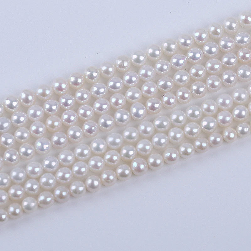 2.5-6mm AAA Grade White Color Round Pearl Natural Freshwater Pearl for Jewelry Making