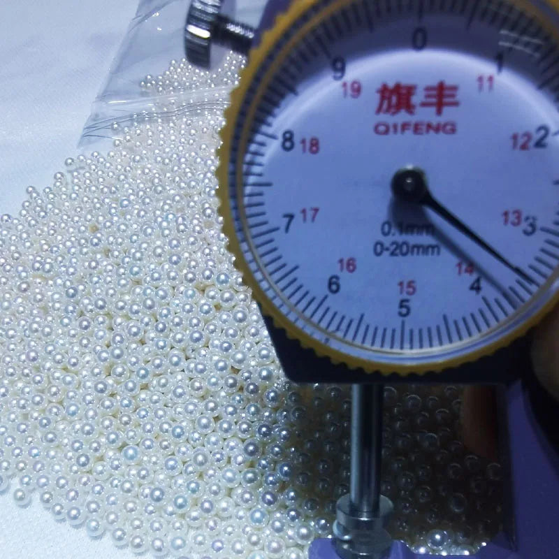 Factory Sale Round Shape 2-3mm Natural Freshwater Loose Pearl White Loose Pearl for Jewelry Making