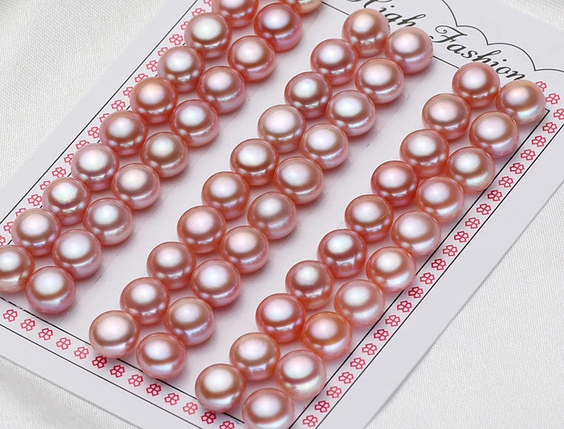 Best-selling AAA Grade Natural Freshwater Wholesale Freshwater Quality Bread Pearl Earrings Ring Jewelry Production