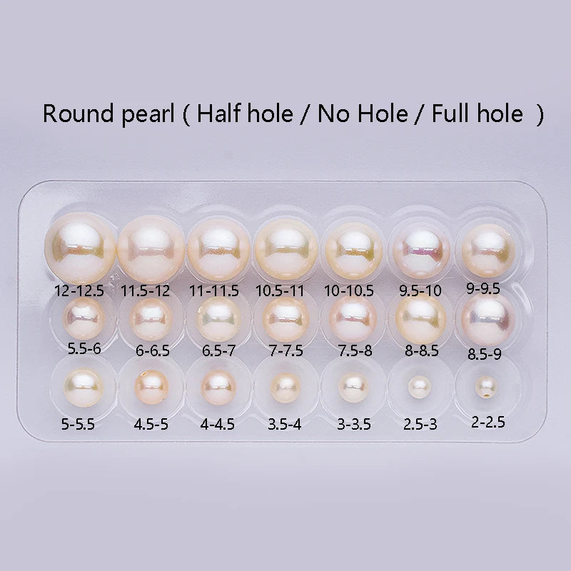 Jewelry High Quality 5-10mm Keshi White Freshwater Pearl Earrings Small Size Natural Loose Pearls 10mm Wholesale Price