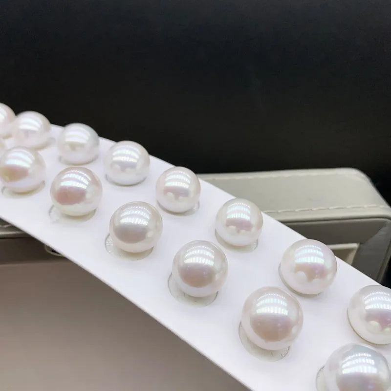 1A -5A White Round Natural Freshwater Pearls Wholesale 10-14mm Round Shape Loose Edison Pearls for Jewelry Making