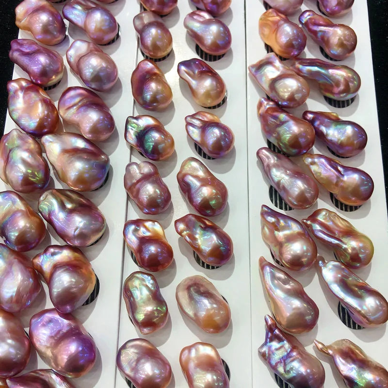 Wholesale Price 15-20mm Large Size Genuine White Fresh Water Pearl Loose Irregular Baroque Pearl for Making Jewelry