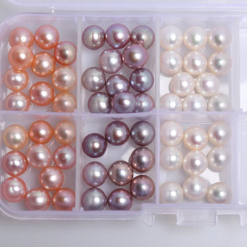 Zhuji 3A Factory Price Round Shape White/pink/purple Natural Loose Pearl 2.5mm-8mm Custom-made Freshwater Pearl