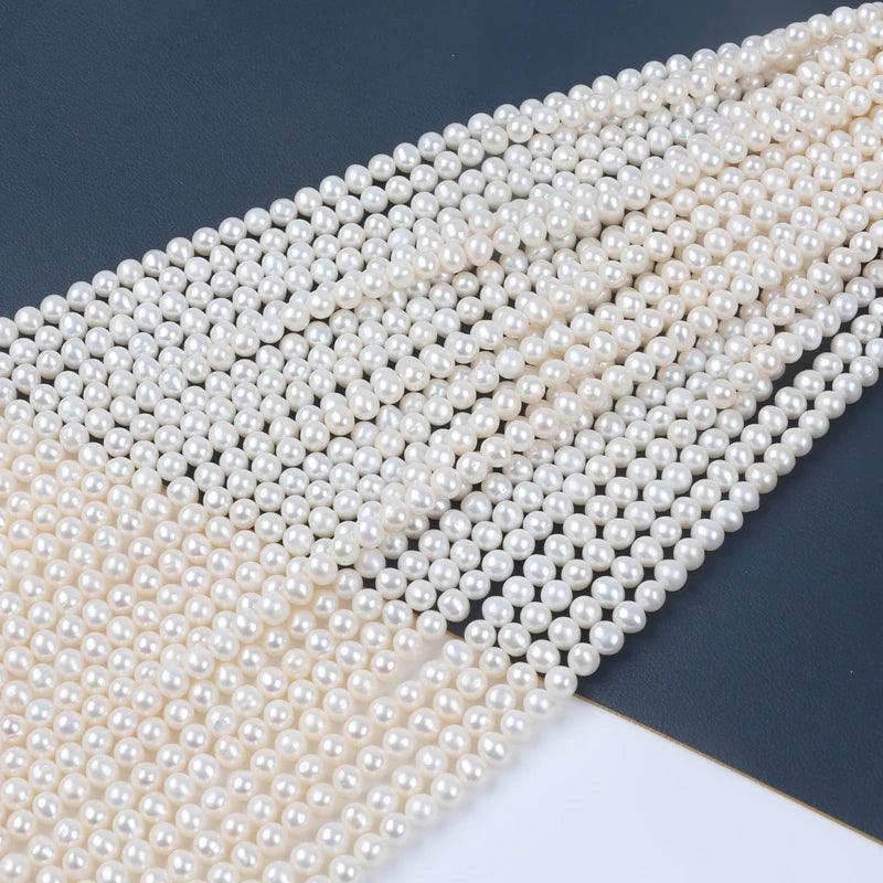 7-8mm Wholesale Natural Potato Shape Beads Freshwater Pearl String