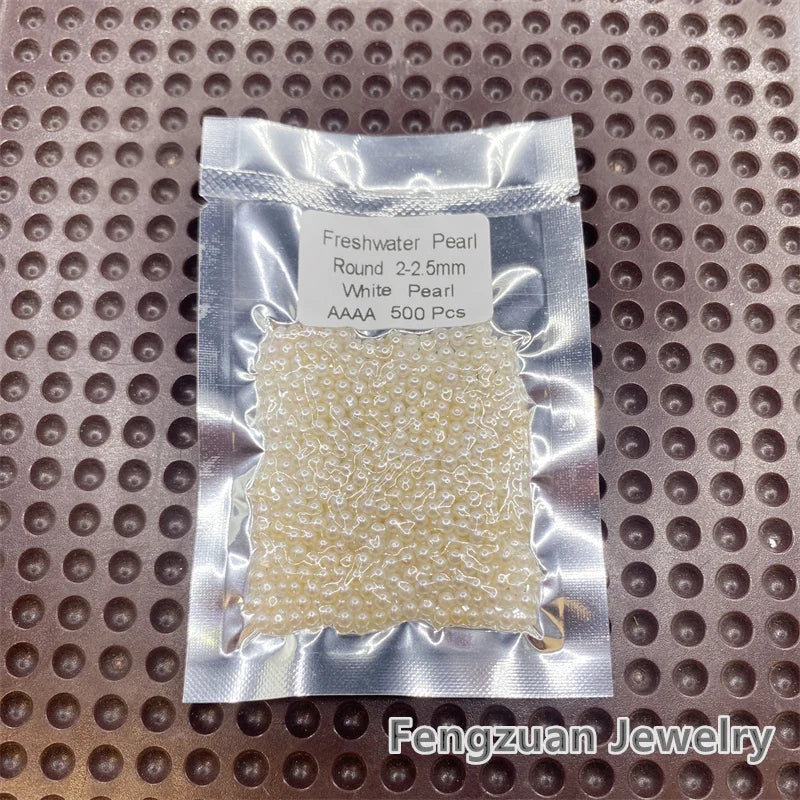 Natural Freshwater Pearls 2-3mm Round Cultivated Loose Beads Wholesale Fresh Water Pearl Beads