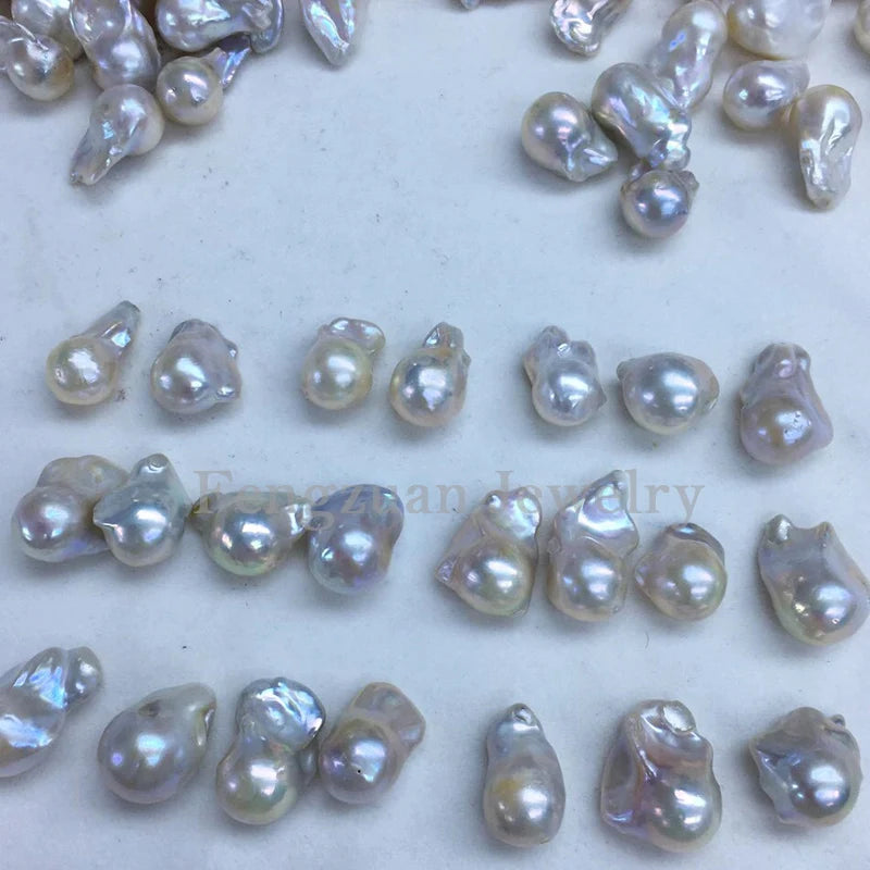 High Quality 2A Irregular Shape Large Size Baroque Freshwater Pearl 9mm~18mm Loose Natural Baroque Pearls for Making Jewelry