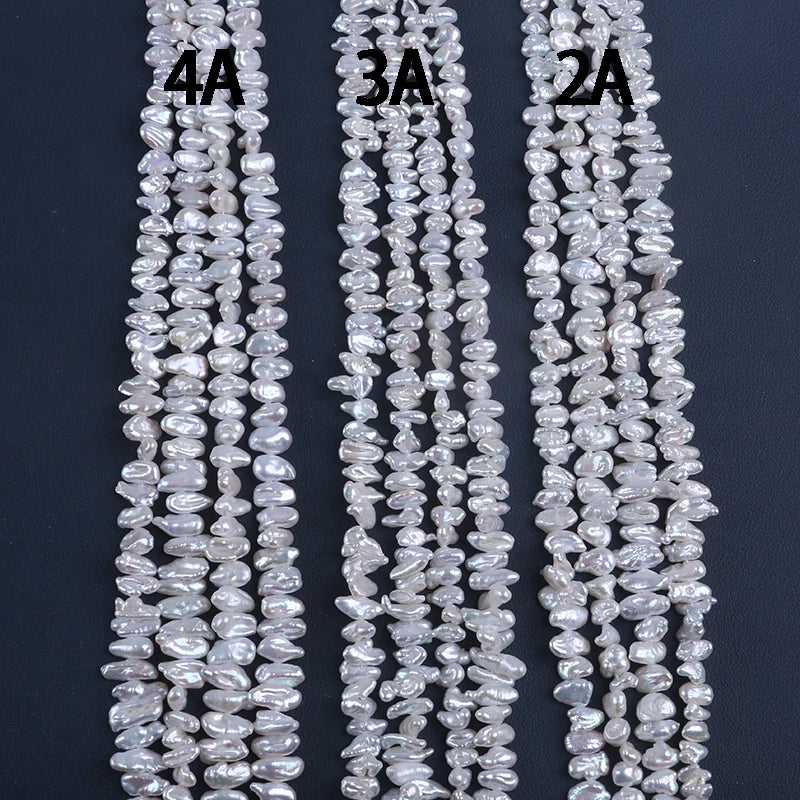 5-8mm Wholesale BIWA Freshwater Keshi Baroque Natural Pearl Beads for Jewelry Making