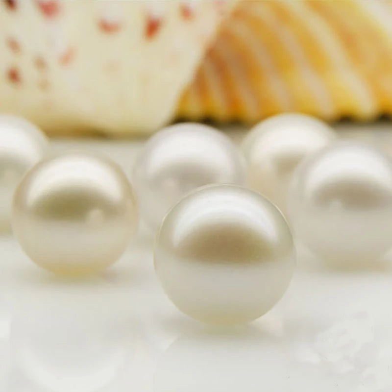 China Natural 9-10mm Round Shape Freshwater Pearls High Fashion Freshwater Pearl for Making Necklace