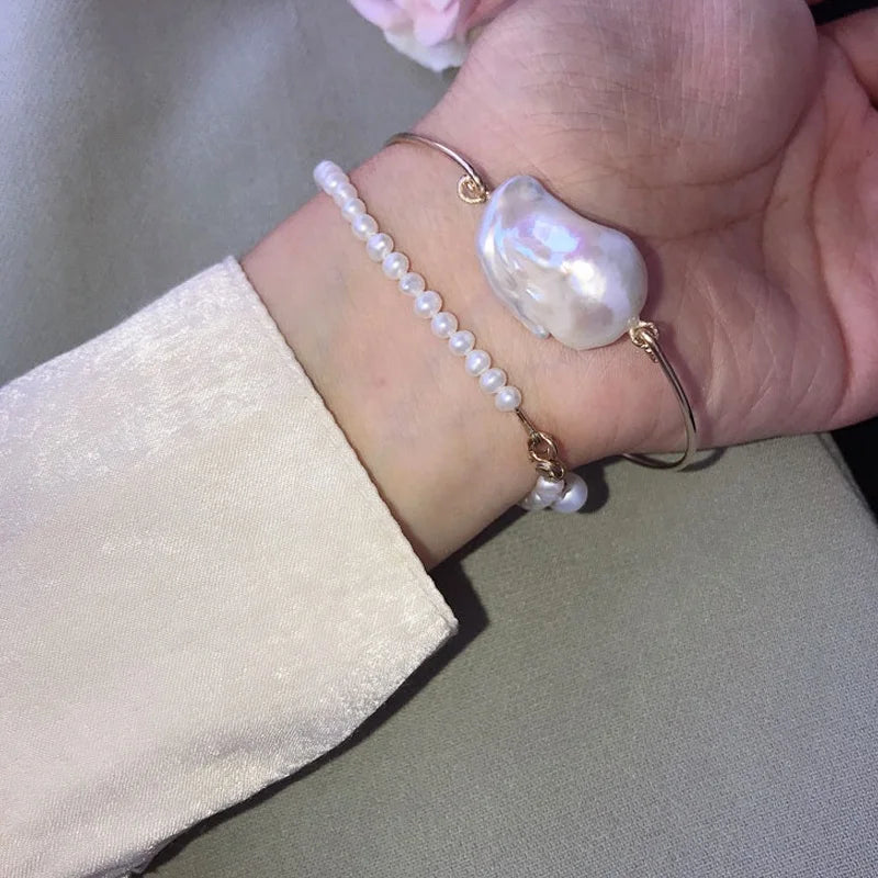 New Arrival Natural Pearl High Quality 3A Loose Pink Baroque Pearls 15-16mm Freshwater Loose Pearl Beads for Necklace 15-16mm