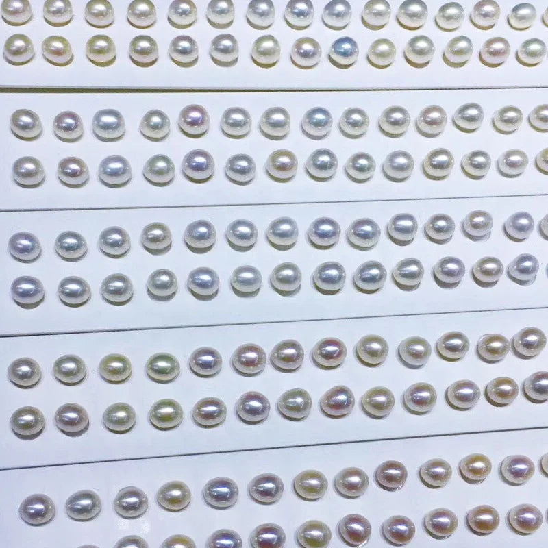 Wholesale Price Loose Pearl 3A Quality Natural Freshwater Drop Pearl for Jewelry Making Rice Pearl High Luster Drilled Hole