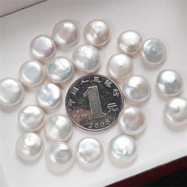 Natural 9-10mm Freshwater Baroque Potato-shaped Loose Pearls for Jewelry Pendant Production