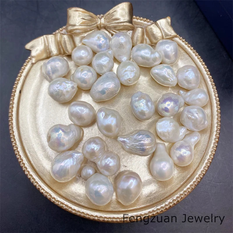 Wholesale Discount Price Large Natural Freshwater Baroque Pearls 1A Quality Loose Beads for Necklaces Good for Jewelry Making