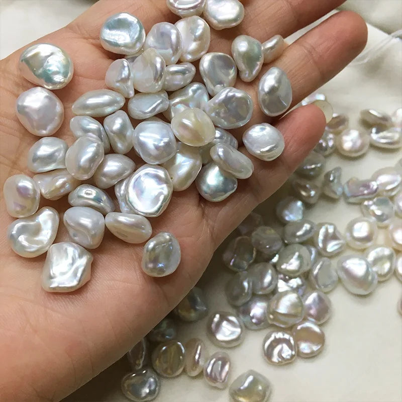 Factory-Nucleated Loose Baroque White/Pink/Colored Freshwater Pearls Irregular Shape Natural Pearls for Jewelry Jewelry Making