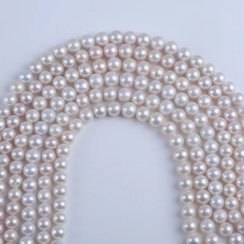 10-12mm A-AAAA GRADE High Quality Natural Edison Round Freshwater Pearl for JEWELRY MAKING