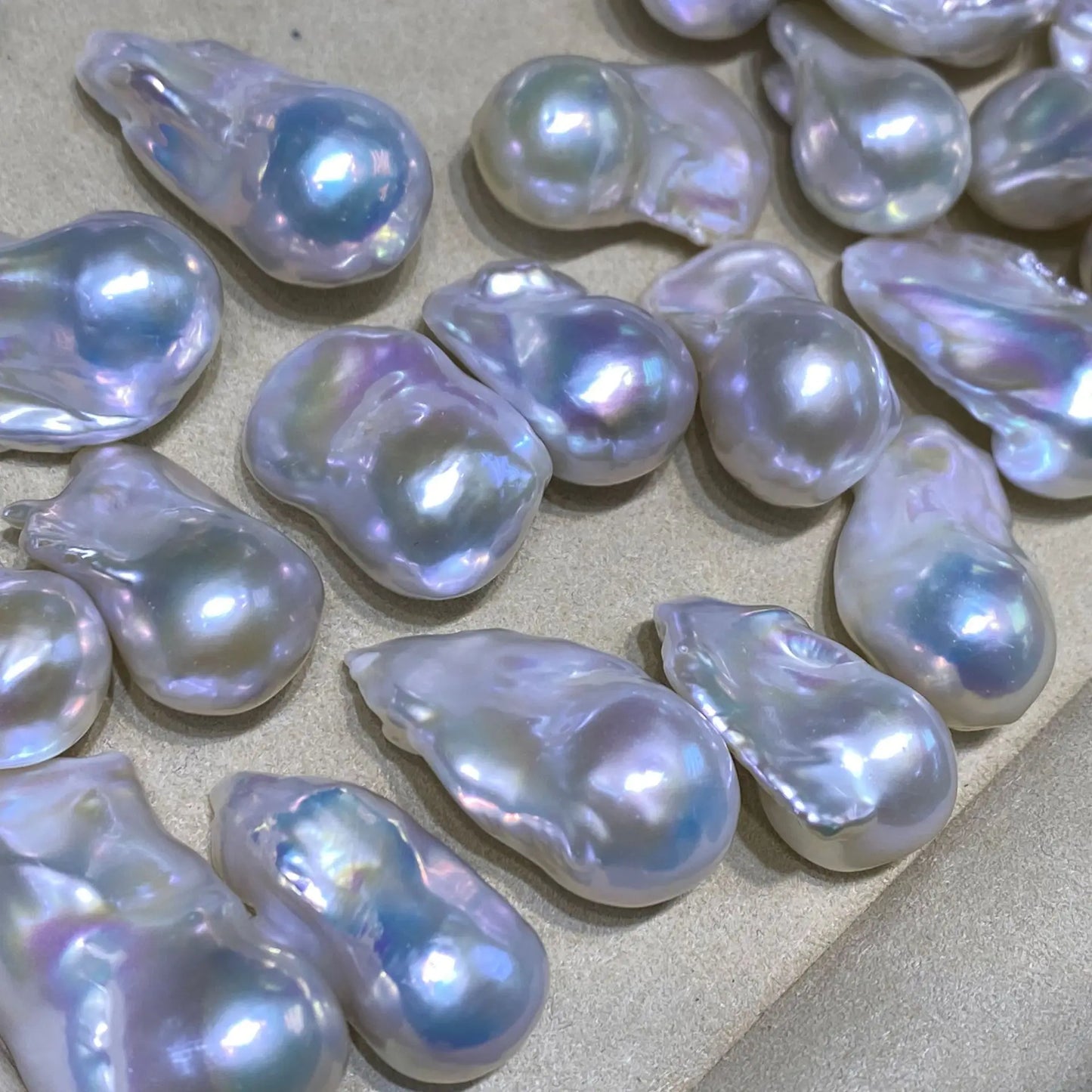 Wholesale Good Quality Loose Baroque Freshwater Pearl 9-19mm Size White Natural Irregular Shape