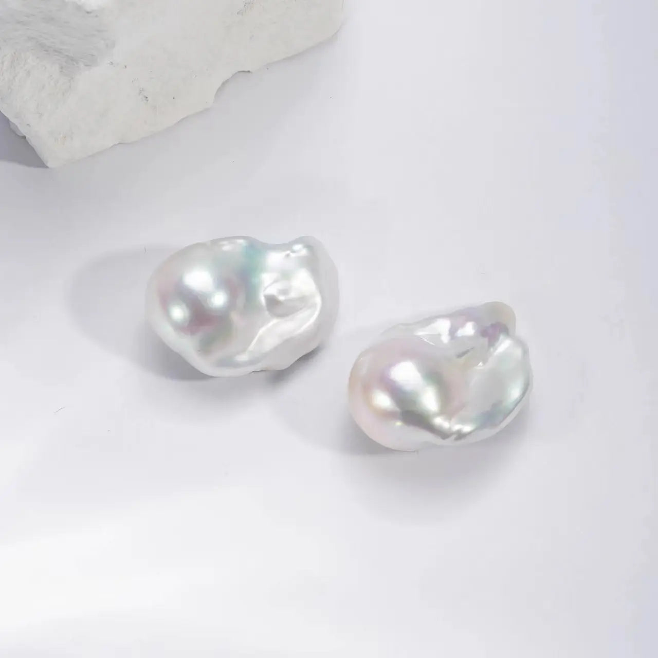 Loose Freshwater Pearl 3A Pearl White Freshwater Loose Baroque Natural Large Freshwater Loose Pearl