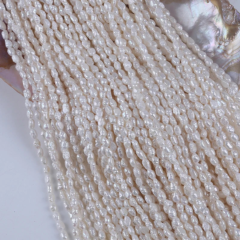 4-5mm Wholesale Freshwater Keshi Baroque Natural Pearl Beads for Jewelry Making