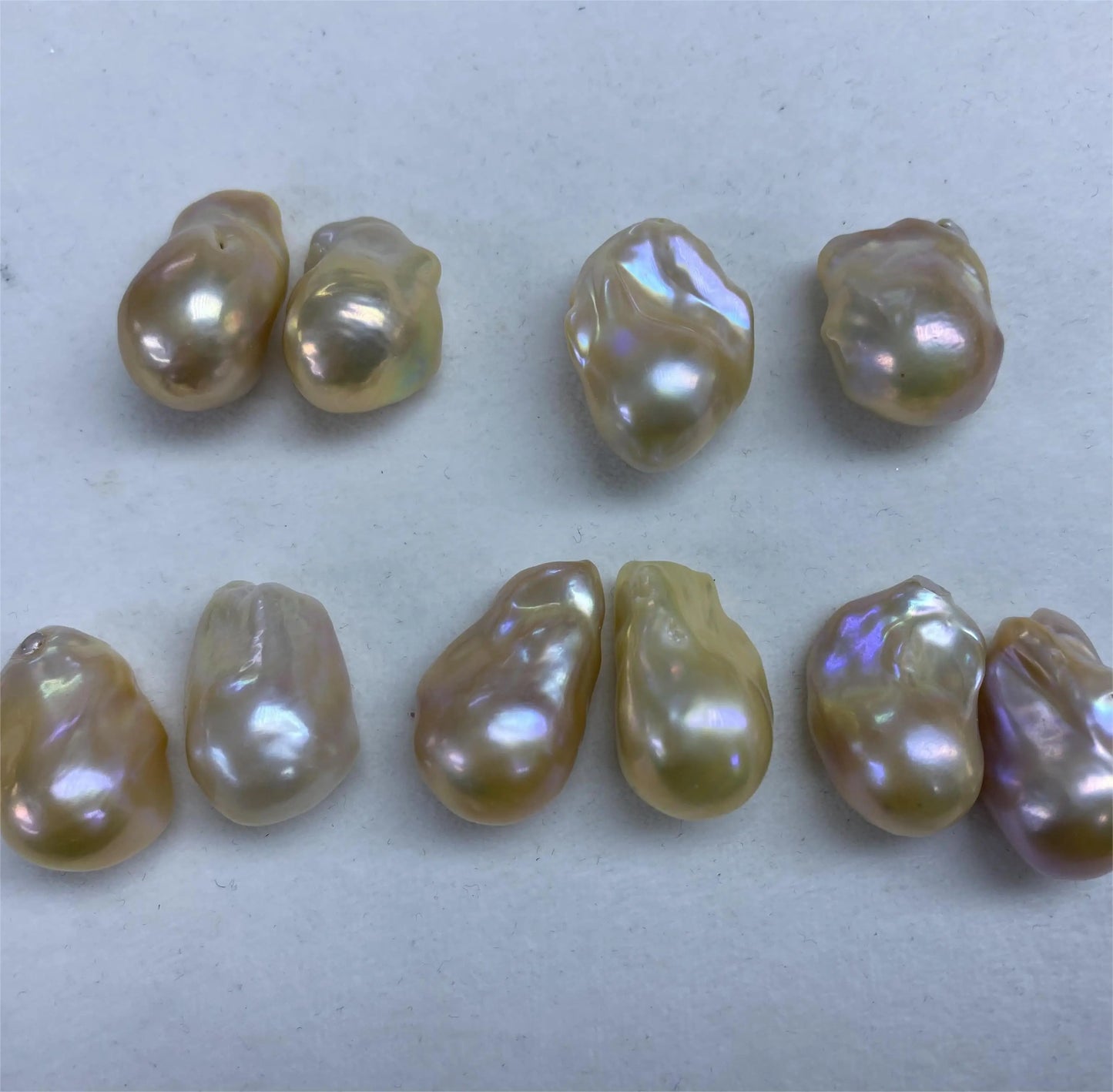 Irregular Shape Baroque Loose Pearl 10mm 15mm 16mm White/pink/purple High Luster Freshwater Pearl for Baroque Pearl Stud