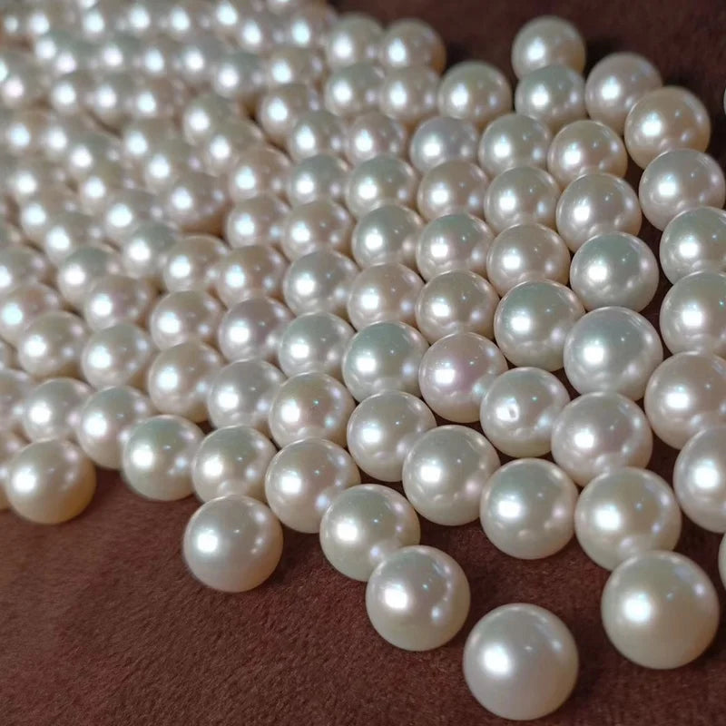 High Quality Round 3a of Origin Bulk Half Hole Natural Freshwater Pearls Are Sold at a Low Price