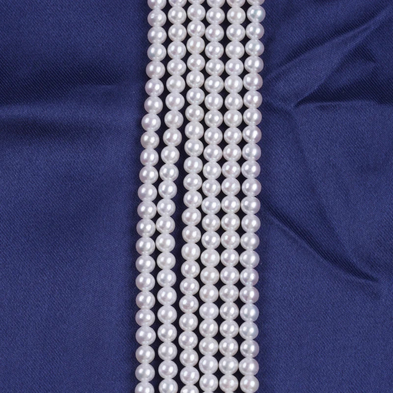 2.5-4.5mm High Quality Round Shape Freshwater Natural Round Pearls for Jewelry Making