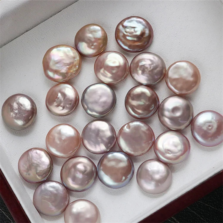 Natural 9-10mm Freshwater Baroque Potato-shaped Loose Pearls for Jewelry Pendant Production