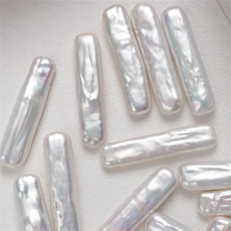 Freshwater Baroque Pearl Various Shapes Wrinkled Surface Natural White Loose Pearls for Jewelry Making