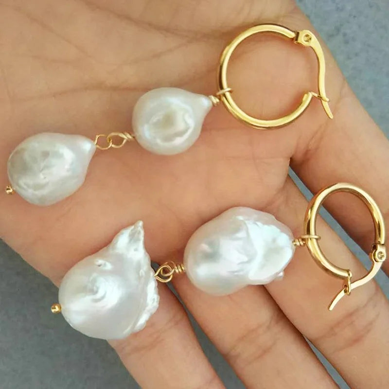 Fresh Water Pearl Hot Sell Big Size Baroque Pearl 3A Good Quality with High Luster Natural Freshwater Loose Baroque Pearl