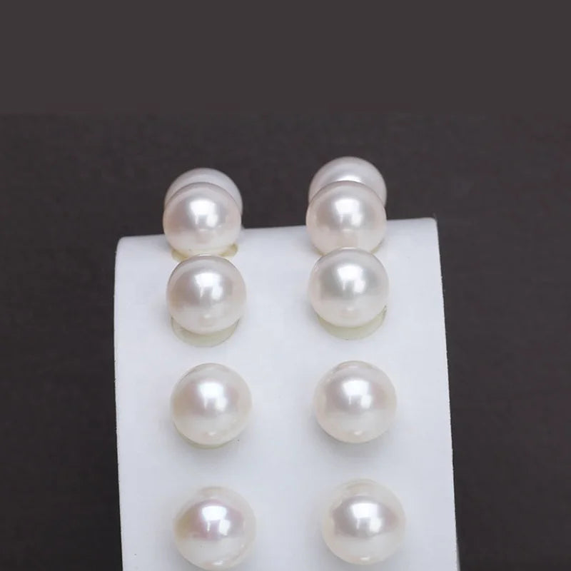 High Quality Loose Pearls 3A 5mm 6mm 7mm 8mm White Round Natural Freshwater Pearl for Jewelry