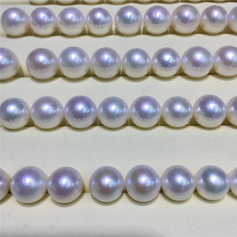 1A Quality Big Size Edison Pearl China Natural Round Loose Freshwater Pearl White Round Half-Hole Hot Sale 11-15mm