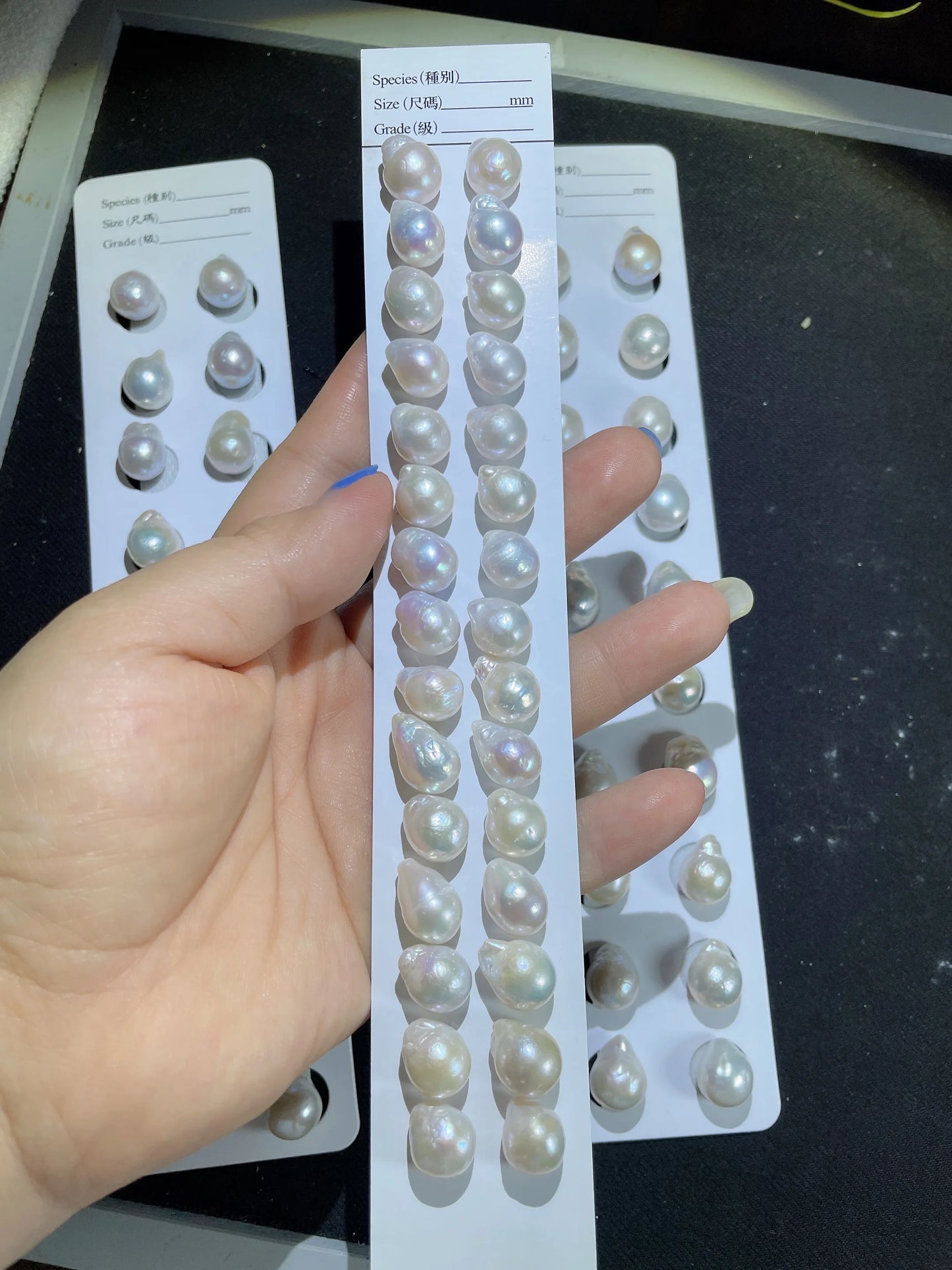 2A Natural Freshwater Drop Pearl Small Size Baroque with Irregular Shape White Color Almost Flawless for Jewelry Making
