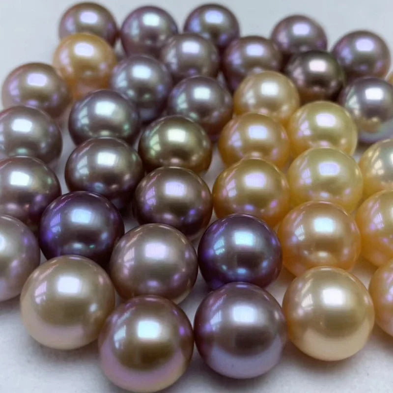 Zhuji Wholesale 3A Quality Loose Freshwater Pearls Natural White/Pink/Purple 2.5mm-10.5mm Half Hole Drilled for Jewelry Use
