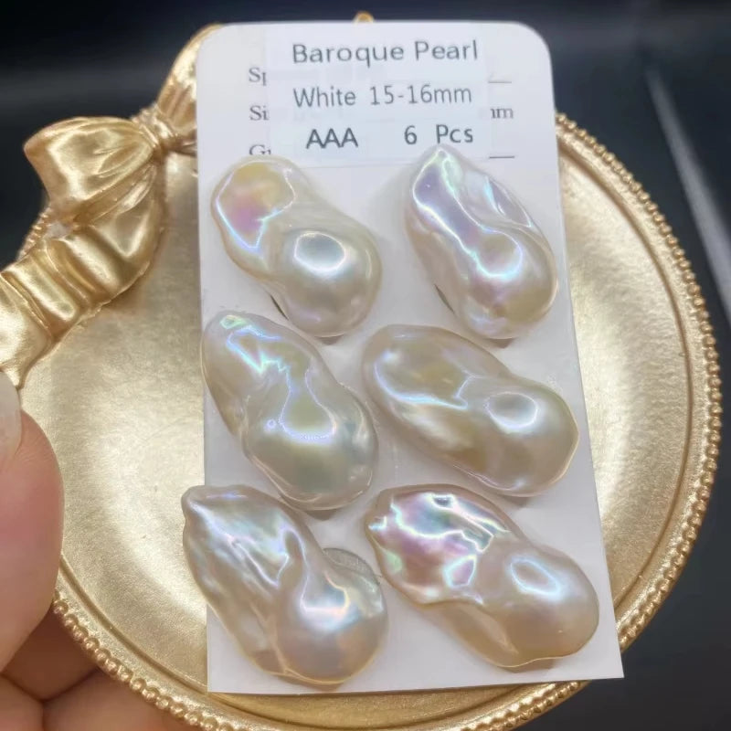Wholesale 15mm Genuine Cultured Freshwater Baroque 3A Grade Loose Natural Real Freshwater Jewelry Making Colors 10mm 12mm 14mm