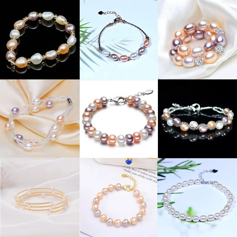 Hot Sale White Teardrop Rice Shape Natural Pearl Factory Price Loose Pearl Cultured Pearls for Women Jewelry