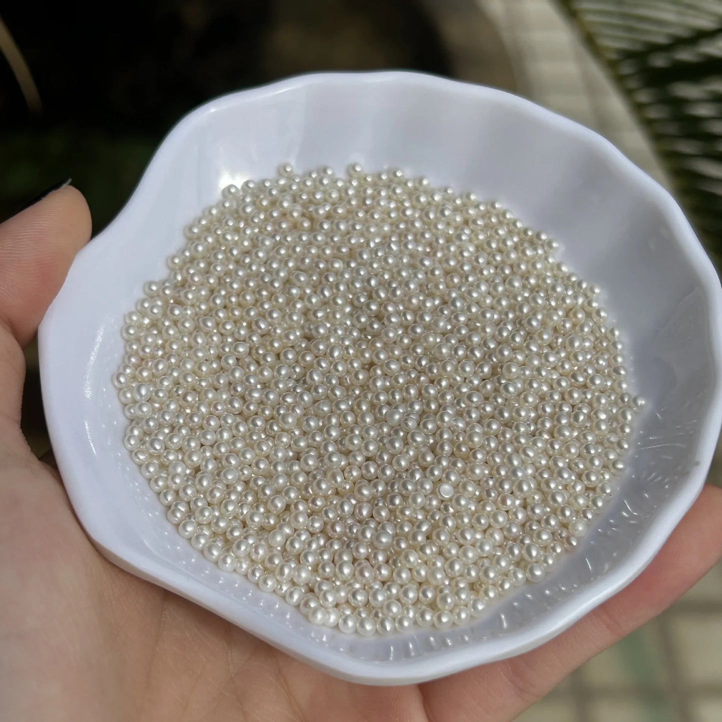 Natural Freshwater Pearls 2-3mm Round Cultivated Loose Beads Wholesale Fresh Water Pearl Beads