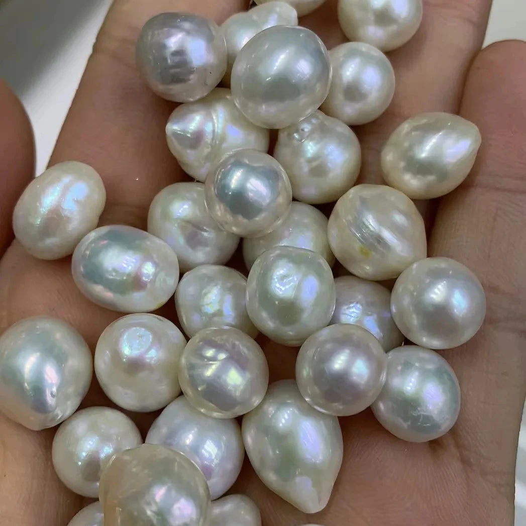 Zhuji Cultured Wholesale Natural Baroque Pearls A-3A White pink Purple Freshwater Pearl Loose Baroque Beads for Ring 9mm~20mm