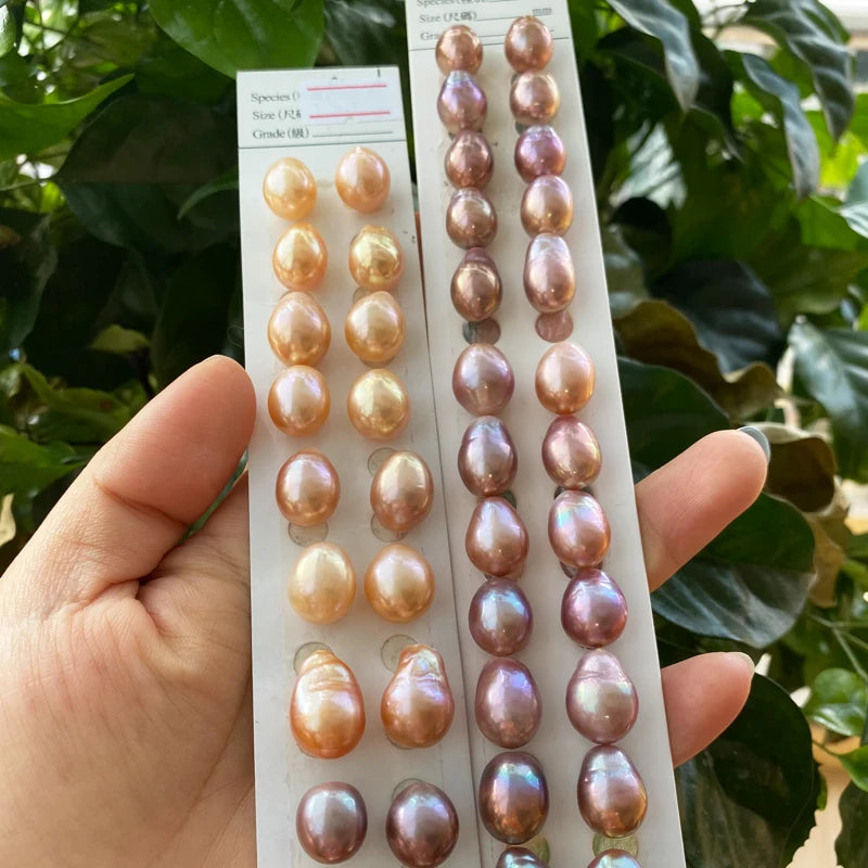 High Quality 9-11mm Irregular 3A Natural Loose Pearls Freshwater Baroque Pearls for Making Jewelry