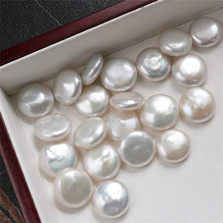Natural 9-10mm Freshwater Baroque Potato-shaped Loose Pearls for Jewelry Pendant Production