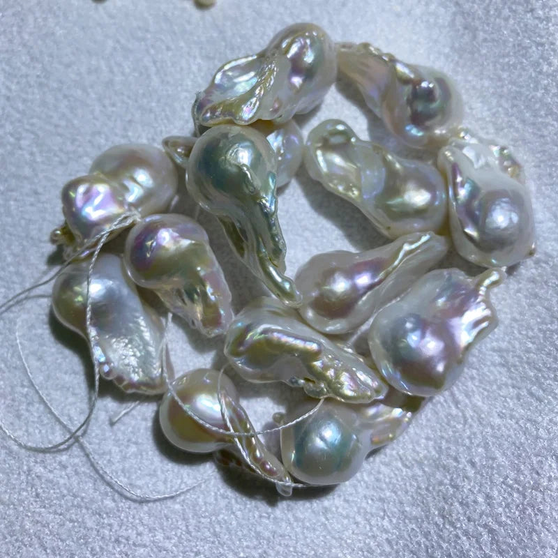 GuangXi Wuzhou Natural Baroque Pearl Irregular Shape High Luster Pearls Low Price