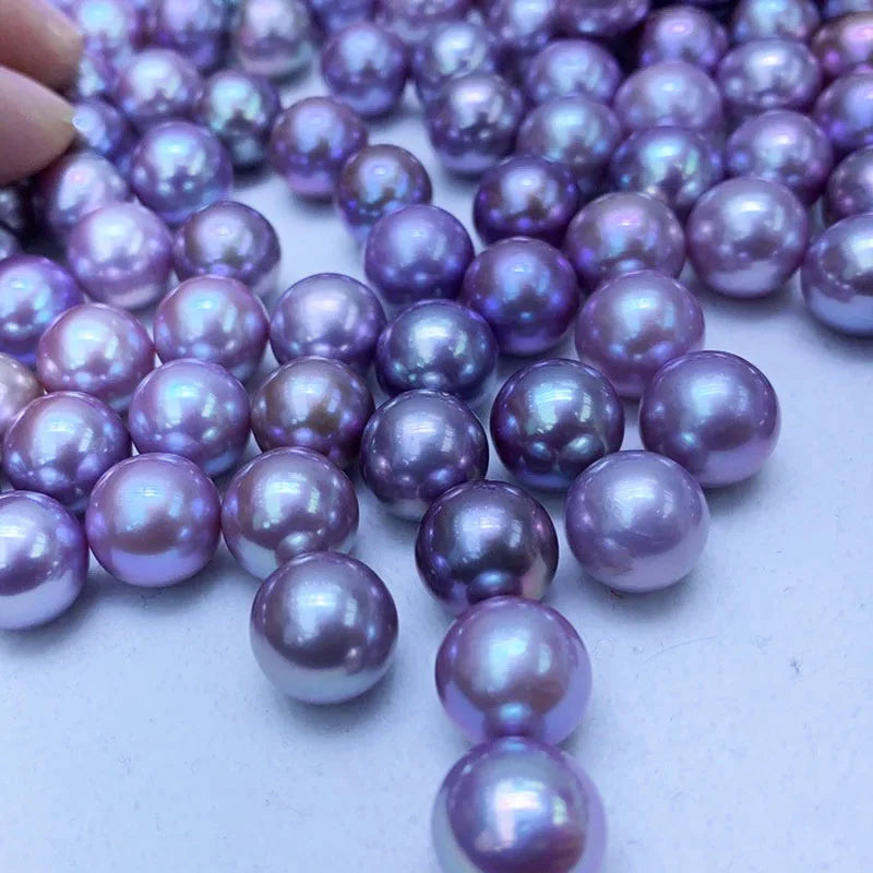 Wholesale Price White/pink/purple Color Edison Freshwater Pearl 10-13mm High Quality Big Size Loose Pearls for Earrings