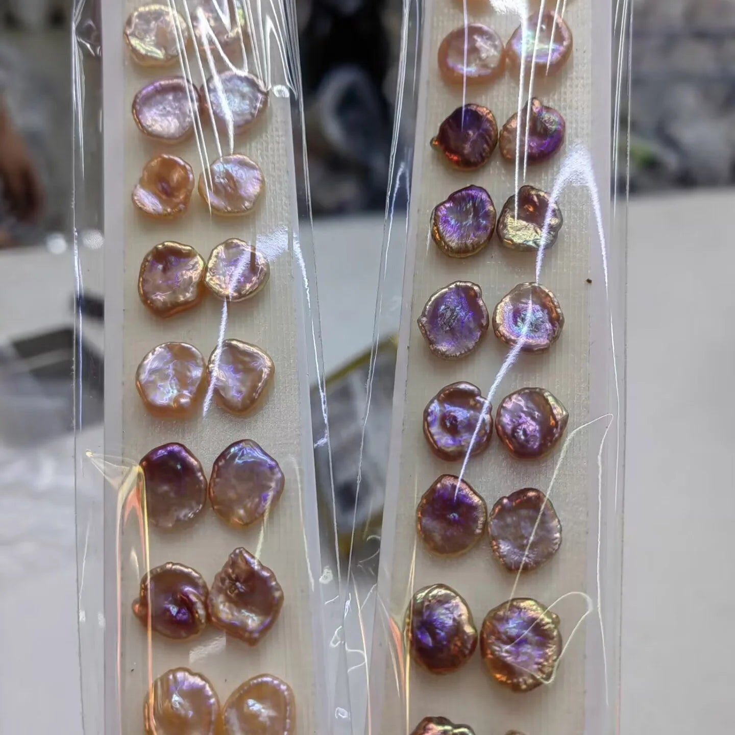 Hot Sale 2A 5-19mm Loose Keshi Freshwater Pearl White Pink Purple Natural Loose Pearls Wholesale Price