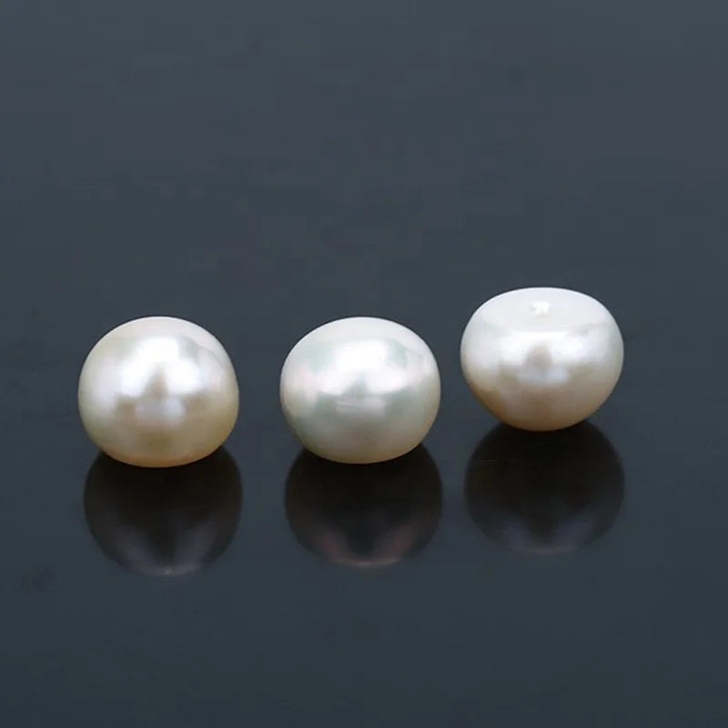 Shiny Round Pearl 4A Natural Freshwater Pearl Luster White Loose Pearl Bulk Wholesale Price