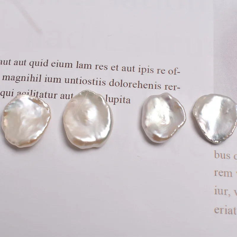 High Quality Baroque Natural Freshwater Keshi Pearls White Pearl in Petal Shape for Jewelry Making Loose Wholesale Price
