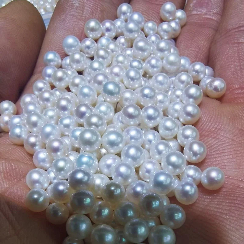 Factory Sale Round Shape 2-3mm Natural Freshwater Loose Pearl White Loose Pearl for Jewelry Making