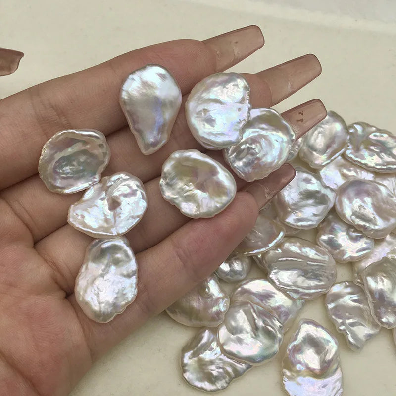 Hot Sale 2A Irregular Shape Baroque Pearl 5-19mm Natural Loose Freshwater Pearl No Hole Keshi Pearl
