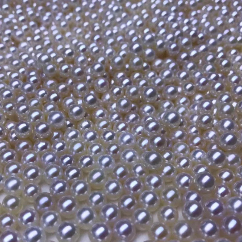 China Cultured Freshwater Pearls 4mm 5mm 6mm 3A Grade White Round Loose Natural Freshwater Pearls