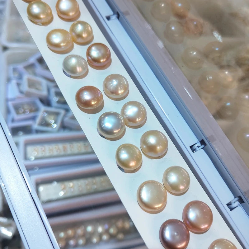High Quality 3A Colourful Coin Baroque Pearl Natural Freshwater Loose Pearls ForJewelry Making Wholesale Price