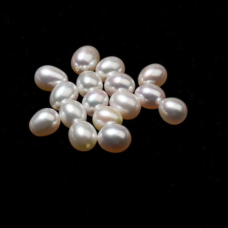 Hot Selling 100% Natural White Freshwater Pearls Low Price Rice Beads 2A Quality 5-11mm Length 6-14mm for Making Jewelry