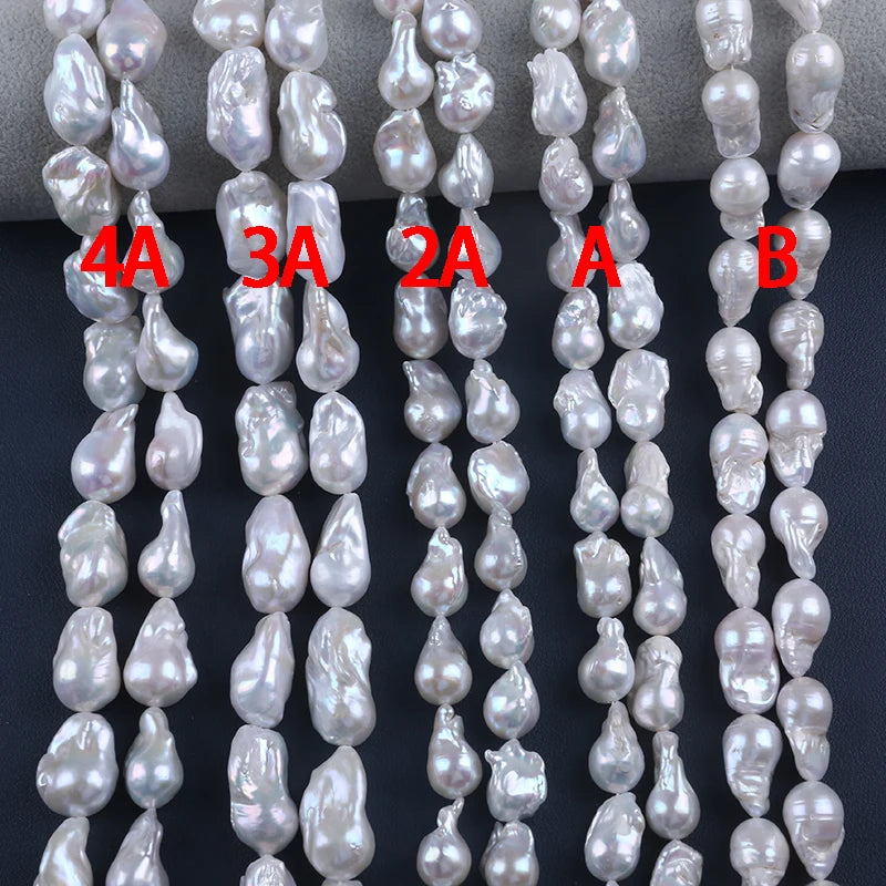15-18mm Natural Fire Ball Natural Purple pink Big Baroque Pearls for Jewelry Making